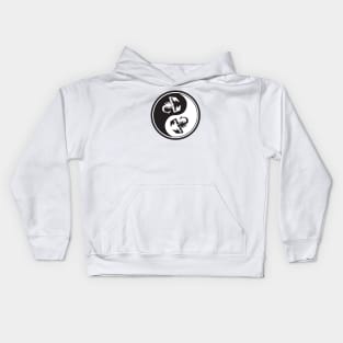 Balance Scorpion Yin Yang Kids Hoodie